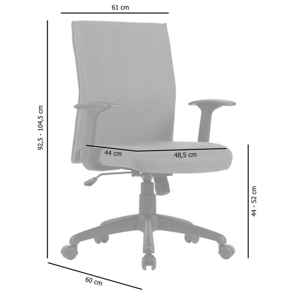 Bürostuhl*Pharao24 Moderner Bürostuhl Rascus
