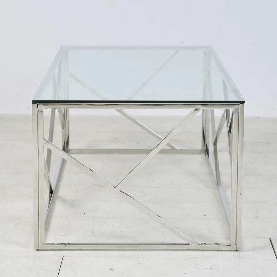 Glastische*Pharao24 Moderner Couchtisch Leonira