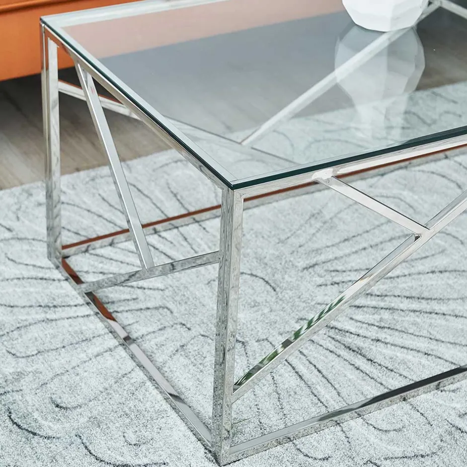 Glastische*Pharao24 Moderner Couchtisch Leonira