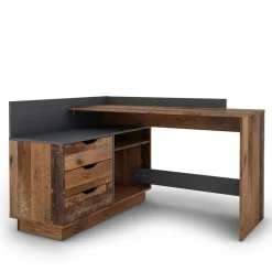 Computertische|Jugendschreibtische*Pharao24 Moderner Eckschreibtisch Clorina