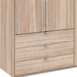 Jugendkleiderschrank*Pharao24 Moderner Falttürenschrank Gehvonda