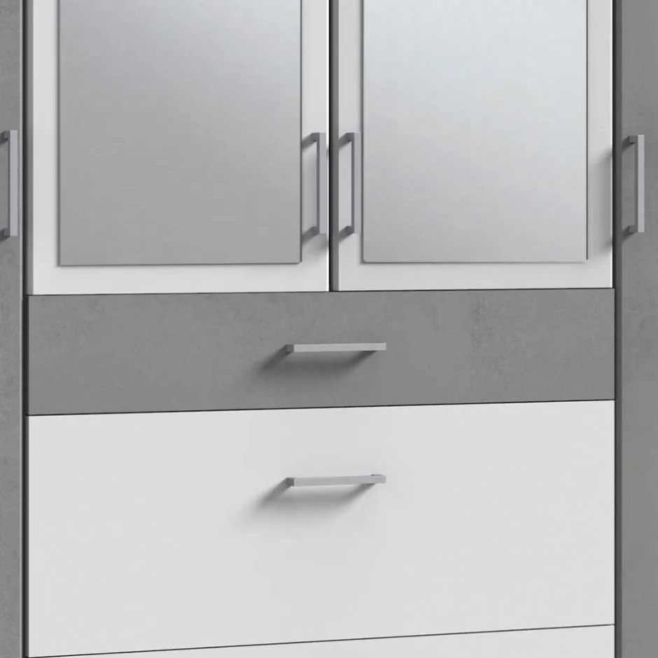 Drehtürenschränke|Jugendkleiderschrank*Pharao24 Moderner Kleiderschrank Lentina