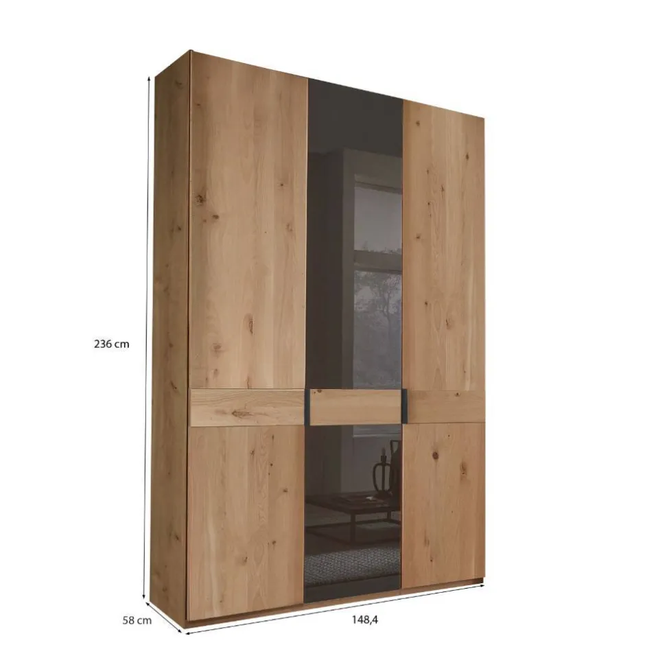 Pharao24 Moderner Kleiderschrank Merkur> Drehtürenschränke