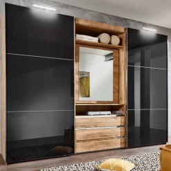 Pharao24 Moderner Kleiderschrank Newok> Schiebetürenschränke