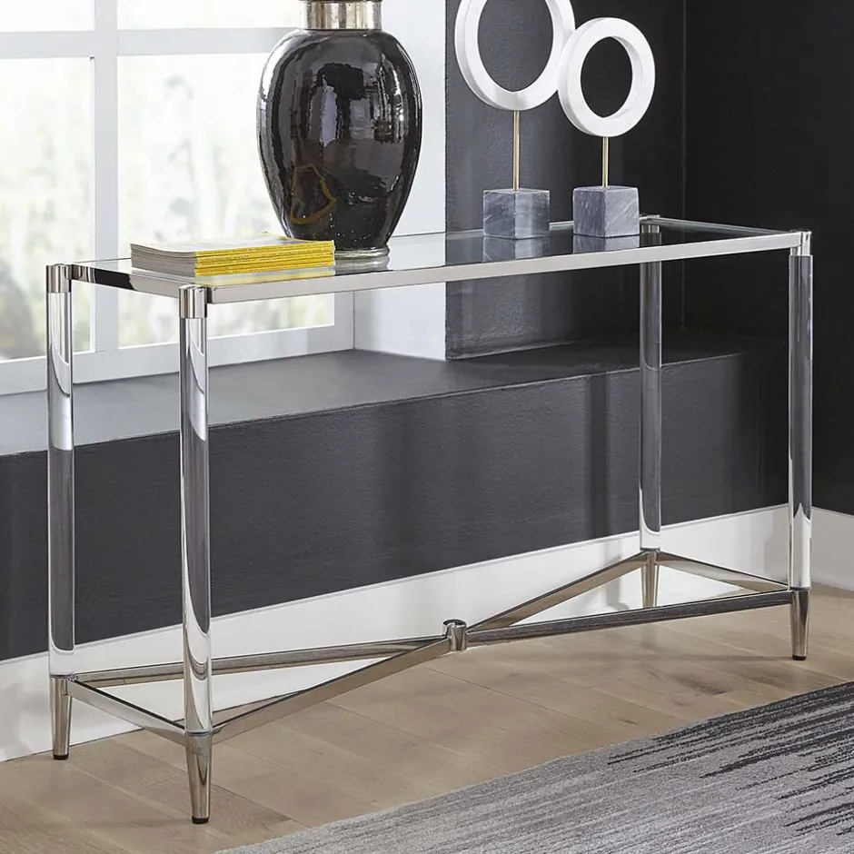 Pharao24 Moderner Konsolentisch Tomima> Glastische|Konsolentische