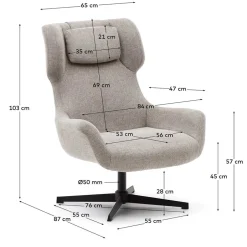 Wohnzimmer Sessel|Ohrensessel*Pharao24 Moderner Ohrensessel Junction