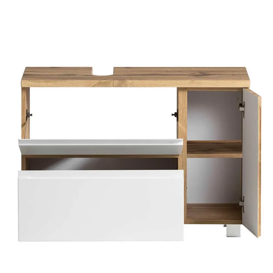 Pharao24 Moderner Waschbeckenschrank Lactona> Waschbeckenunterschränke|Bad Unterschränke