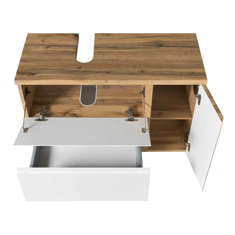 Pharao24 Moderner Waschbeckenschrank Lactona> Waschbeckenunterschränke|Bad Unterschränke