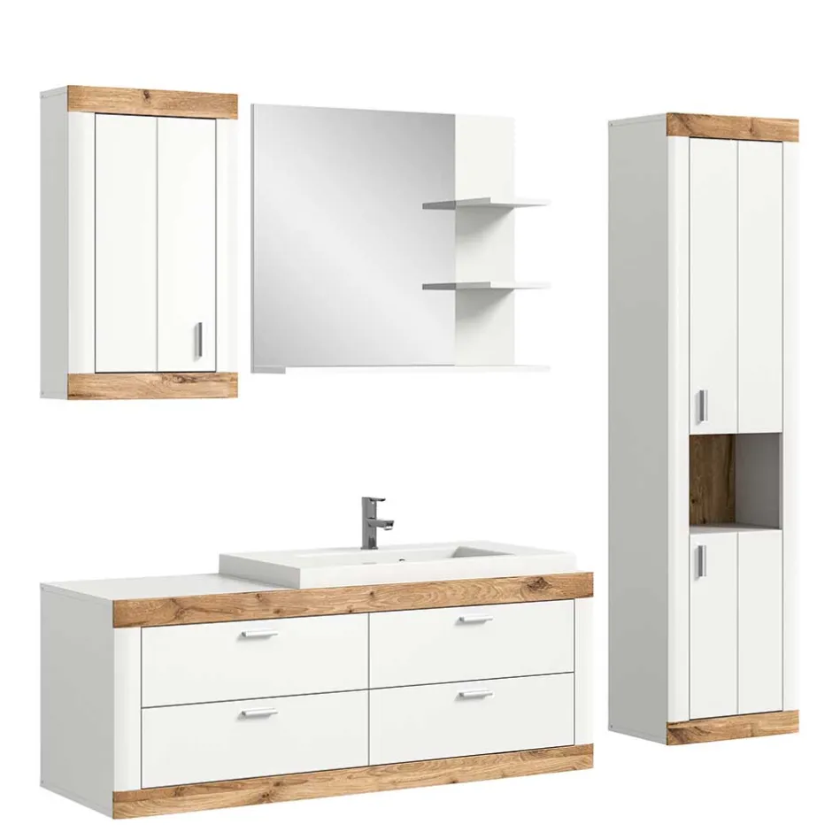 Badmöbel Sets*Pharao24 Modernes Badmöbelkomplettset Liss