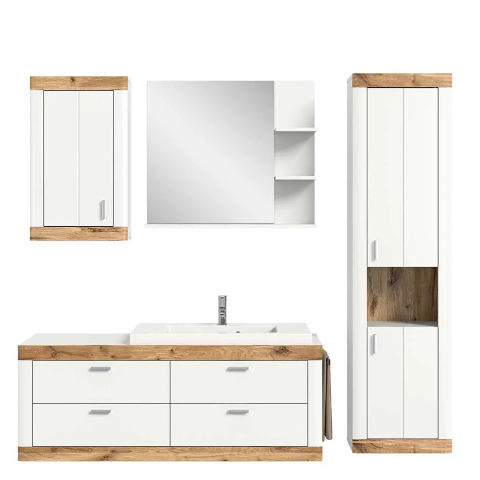 Badmöbel Sets*Pharao24 Modernes Badmöbelkomplettset Liss