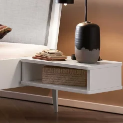 Massivholzbetten*Pharao24 Modernes Doppelbett weiß Chicola