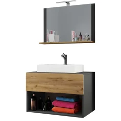 Badmöbel Sets*Pharao24 Modernes Gäste-WC Set Socotta