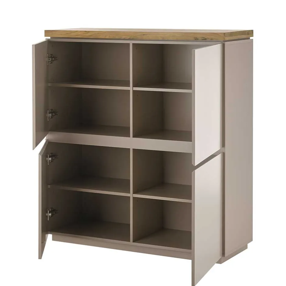 Pharao24 Modernes Highboard Balteas> Küchenkommode|Wohnzimmerkommoden