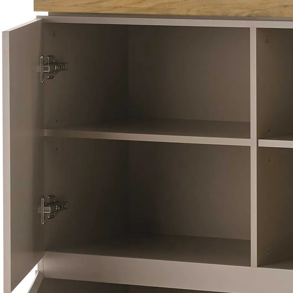 Pharao24 Modernes Highboard Balteas> Küchenkommode|Wohnzimmerkommoden