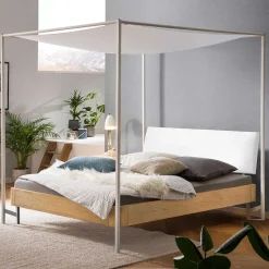 Massivholzbetten*Pharao24 Modernes Himmelbett Sevensica