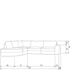 Pharao24 Modernes L Sofa Fredoco><noscript><img width=