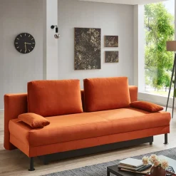 Wohnzimmercouch|2 Sitzer Sofa*Pharao24 Modernes Schlafsofa Hemban