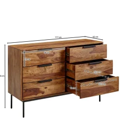 Küchenkommode|Esszimmerkommoden*Pharao24 Modernes Sideboard Satos