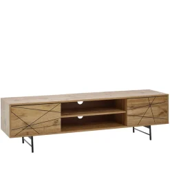 Fernsehkommoden*Pharao24 Modernes TV Lowboard Miltom