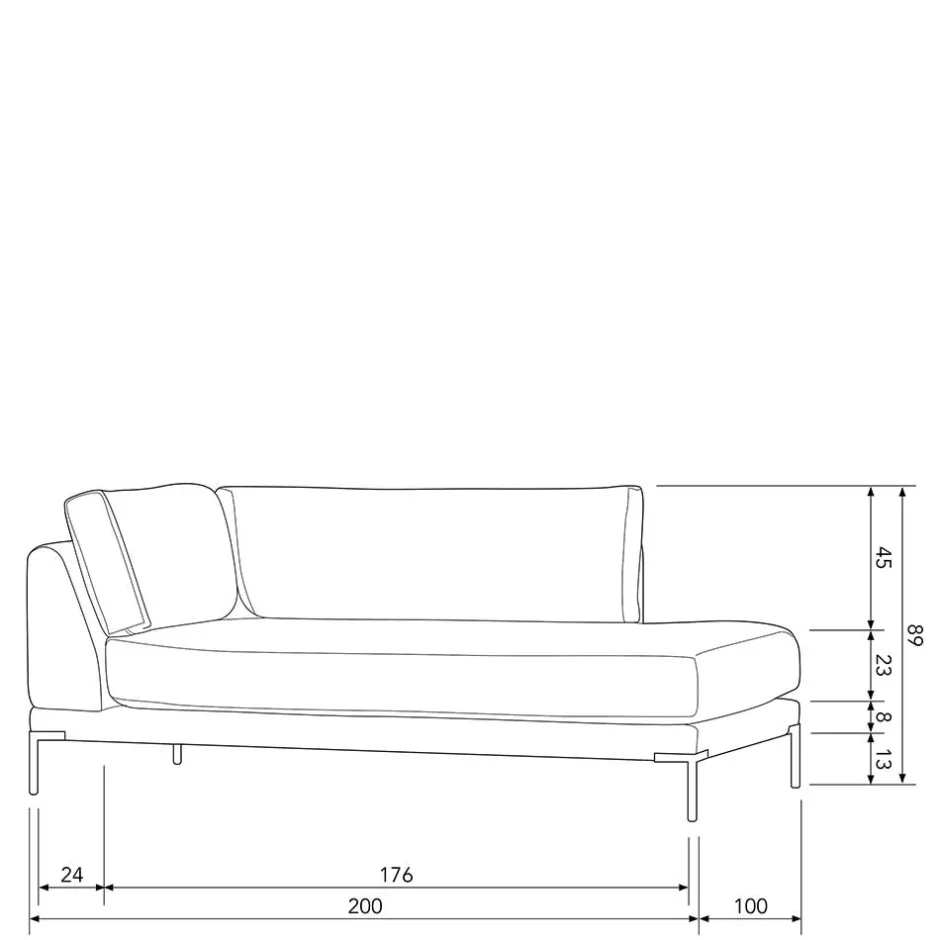 Modulsofas|Einzelsofa*Pharao24 Modul Couch Chaiselongue Duffy