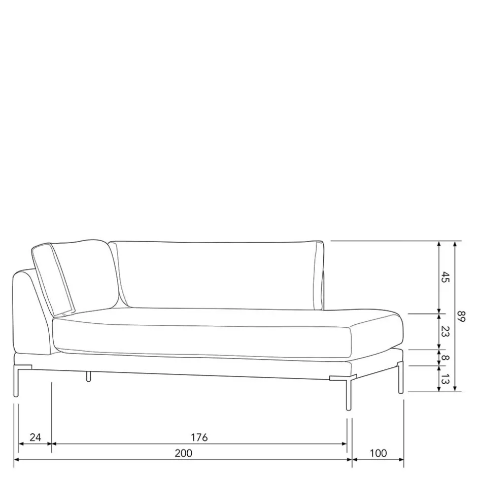 Modulsofas|Einzelsofa*Pharao24 Modul Sofa Chaiselongue Kahilke