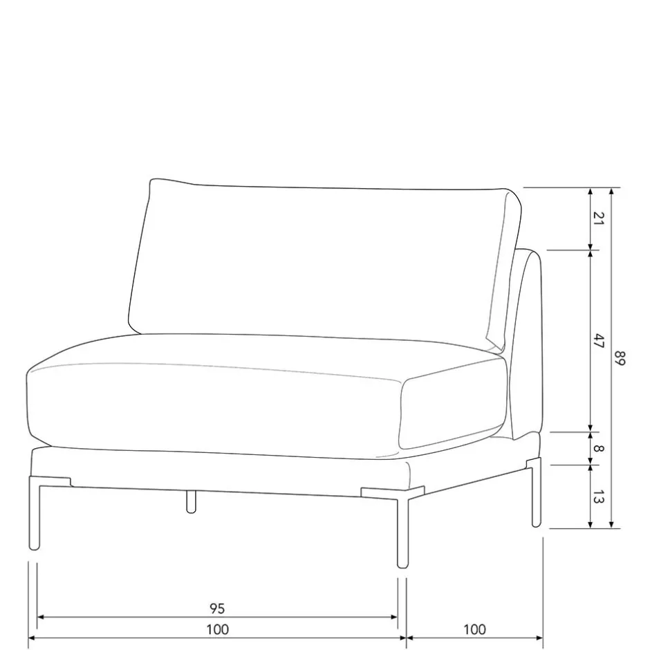 Modulsofas|Einzelsofa*Pharao24 Modul Sofa Element Udjaca