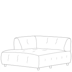 Einzelsofa|Modulsofas*Pharao24 Modulare Sofa Ecke Aberdeen
