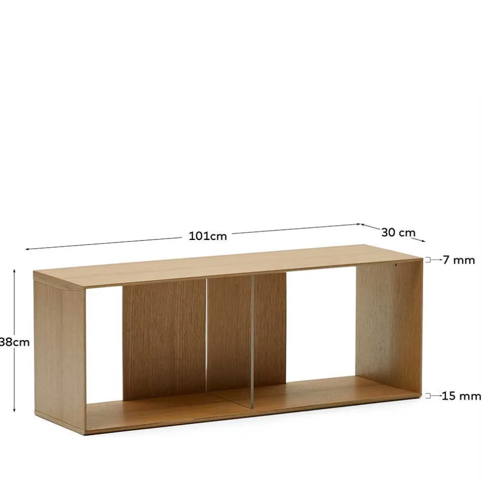Pharao24 Modulares Bücherregal Kuta> Wohnzimmerregale|Regalwände