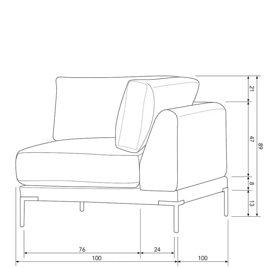 Wohnzimmercouch|Wohnlandschaften*Pharao24 Modulares Sofa Kahilke