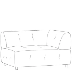 Einzelsofa|Modulsofas*Pharao24 Modulares Sofa Rasfera