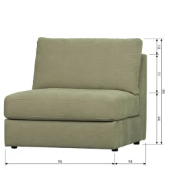 Modulsofas|Einzelsofa*Pharao24 Modulsofa Element Einsitzer Karyon