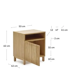 Nachtkommoden|Nachttisch*Pharao24 Nachtkommode Vorianca