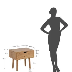 Schlafzimmerkommoden*Pharao24 Nachttisch Arora