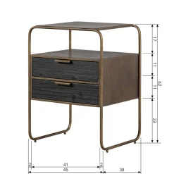 Pharao24 Nachttisch Kommode Domingo><noscript><img width=