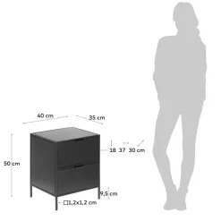 Nachtkommoden|Nachttisch*Pharao24 Nachttisch Kommode Handray