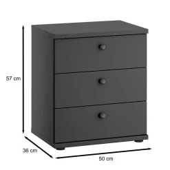 Schlafzimmerkommoden|Nachtkommoden*Pharao24 Nachttisch Kommode Hierro