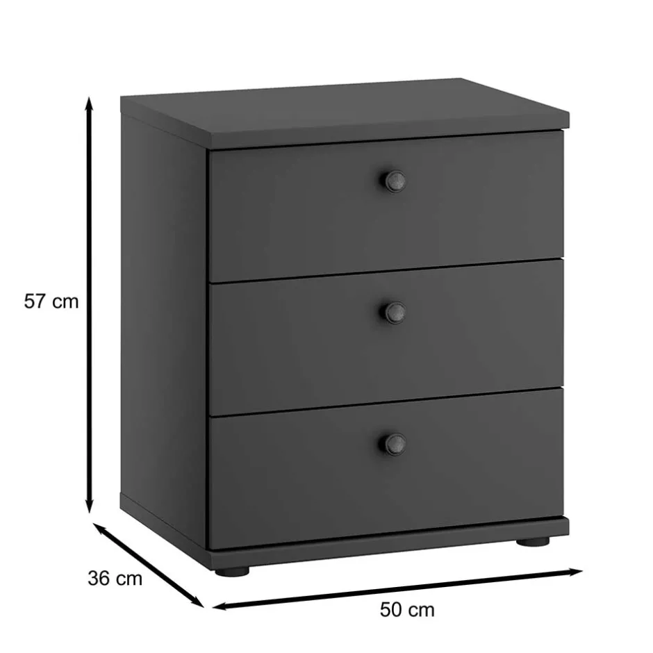 Schlafzimmerkommoden|Nachtkommoden*Pharao24 Nachttisch Kommode Hierro