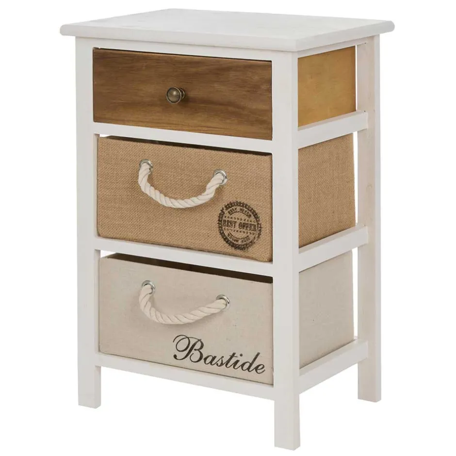 Nachtkommoden|Nachttisch*Pharao24 Nachttischkommode Bahma