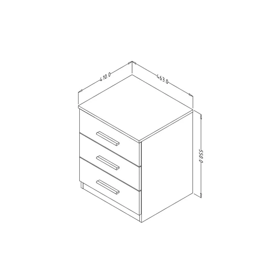 Pharao24 Nachttischkommode Jannik> Nachtkommoden|Nachttisch