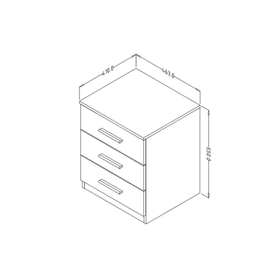 Pharao24 Nachttischkommode Mezzo> Nachtkommoden|Nachttisch