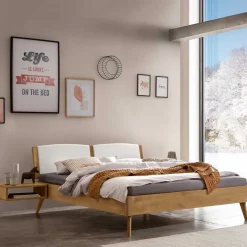 Pharao24 Niedriges Bettgestell Bahama> Doppelbetten|Massivholzbetten