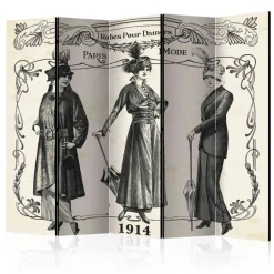 Paravents|Raumteiler*Pharao24 Nostalgischer Paravent Ciano