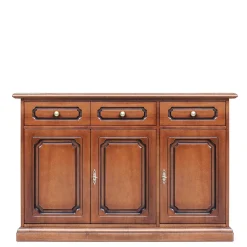 Küchenkommode|Wohnzimmerkommoden*Pharao24 Nussbaumfarbenes Sideboard Cadruna