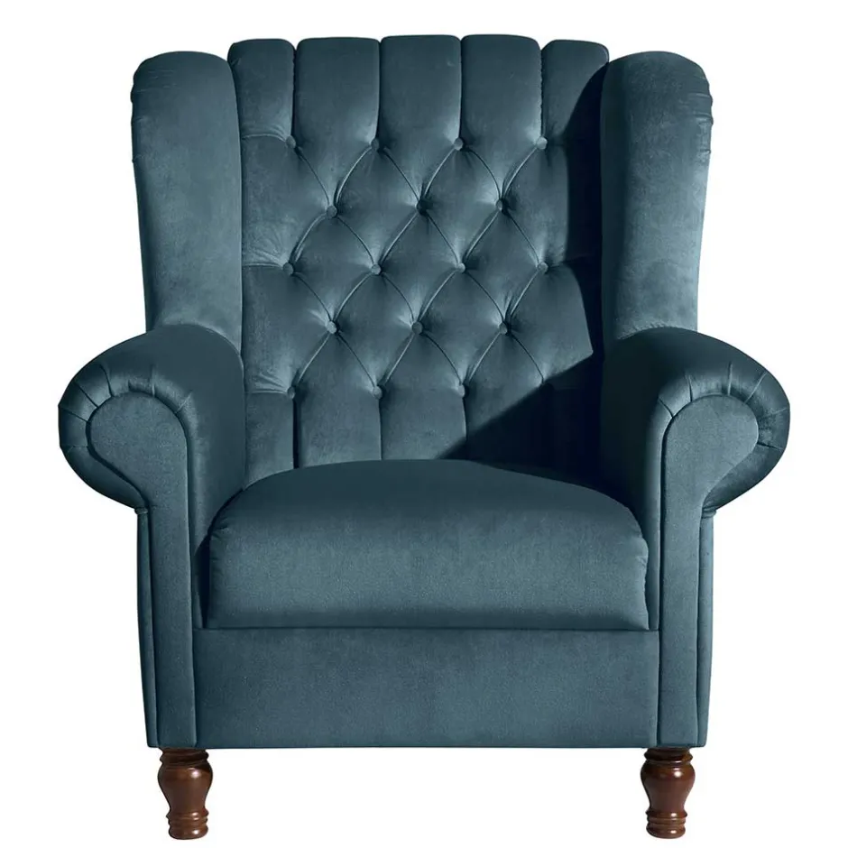 Ohrensessel*Pharao24 Ohrenbackensessel Chesterfield Rubrion