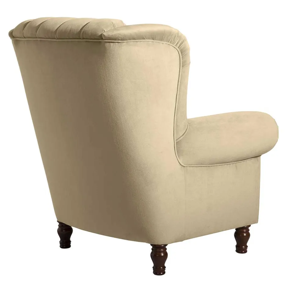 Polstermöbel|Wohnzimmer Sessel*Pharao24 Ohrenbackensessel Pandau