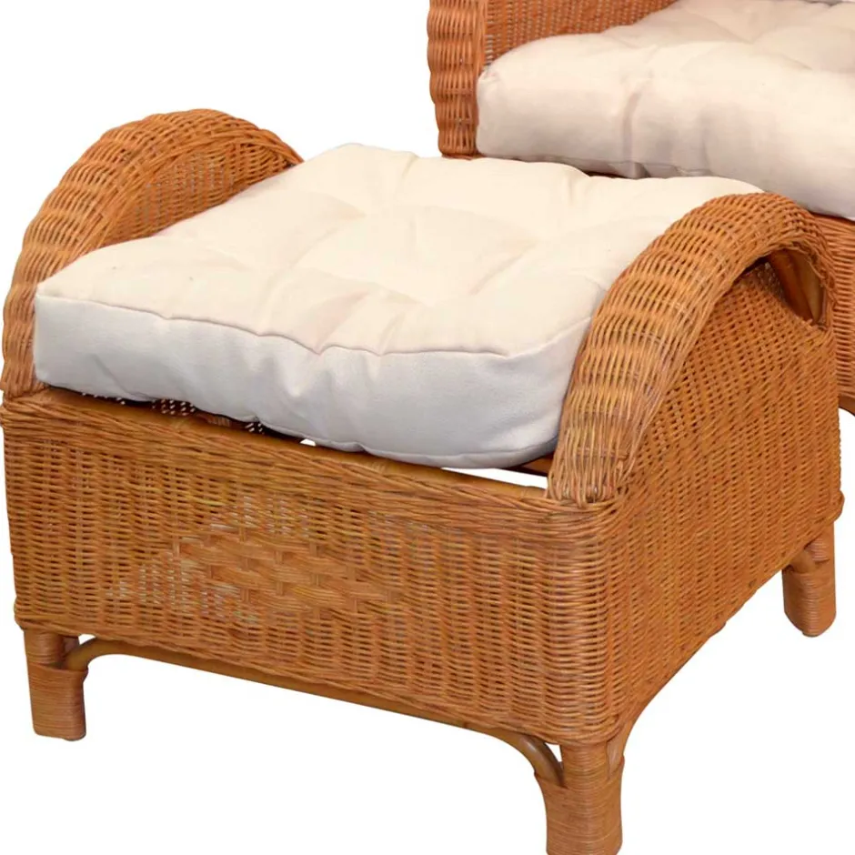 Ohrensessel*Pharao24 Ohrensessel mit Hocker Planconta