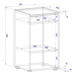 Aktenregale|Standregale*Pharao24 Ordnerregal Uzniana