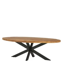 Massivholztische|Küchentisch*Pharao24 Ovaler Esszimmertisch Laguera