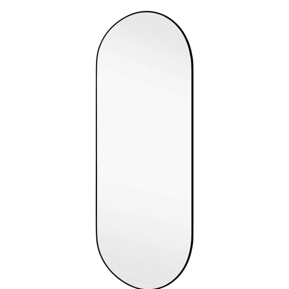 Wandspiegel|Schlafzimmerspiegel*Pharao24 Ovaler Spiegel Zylvia