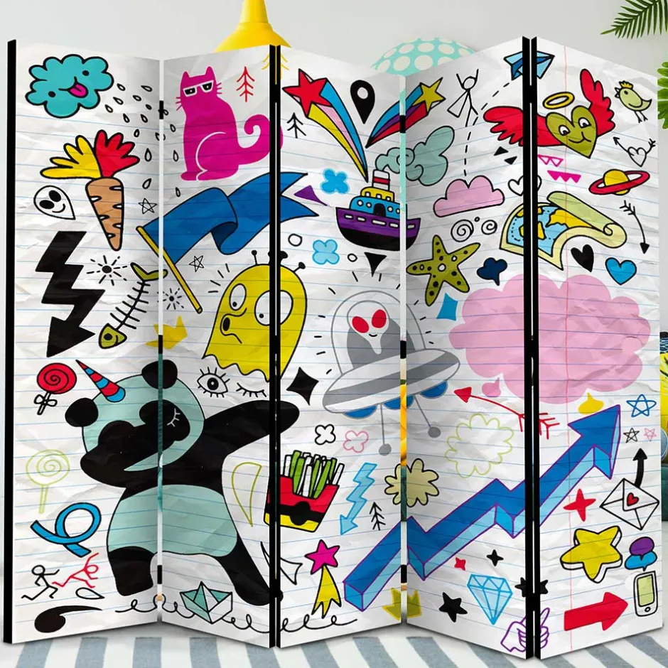 Paravents|Raumteiler*Pharao24 Paravent für Kinder Linall